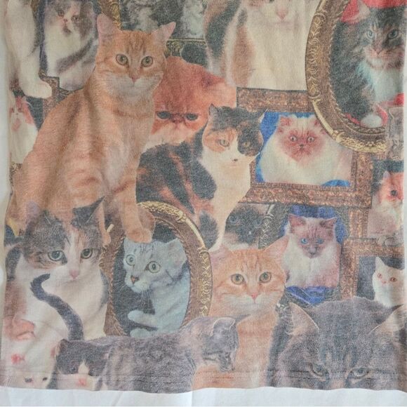 The Lost Gods Shirt Adult Small Cats All Over Print Short Sleeve Graphic Print - Picture 5 of 16